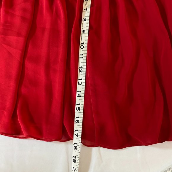 Bright Red B Darlin mini swing skater skirt Size 13-14 - Picture 3 of 7